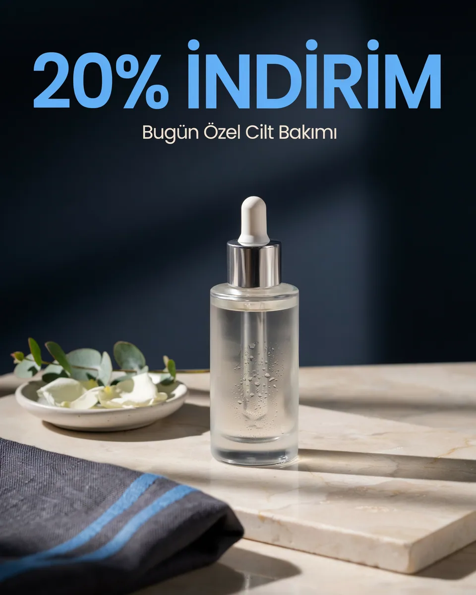 Turkish skincare offer visual created with Zotee