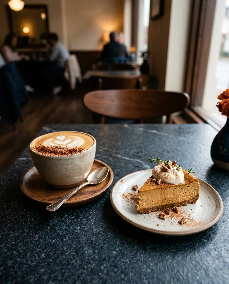 Coffee and dessert social post visual created with Zotee